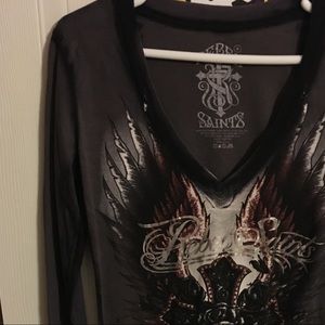 Rebel Saints long sleeve shirt